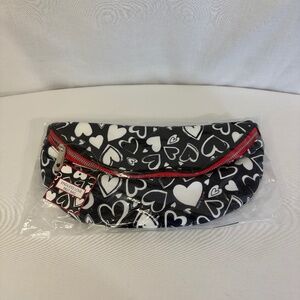 Brighton Endless Love Belt Bag Hearts Nylon Handbag Limited Edition New